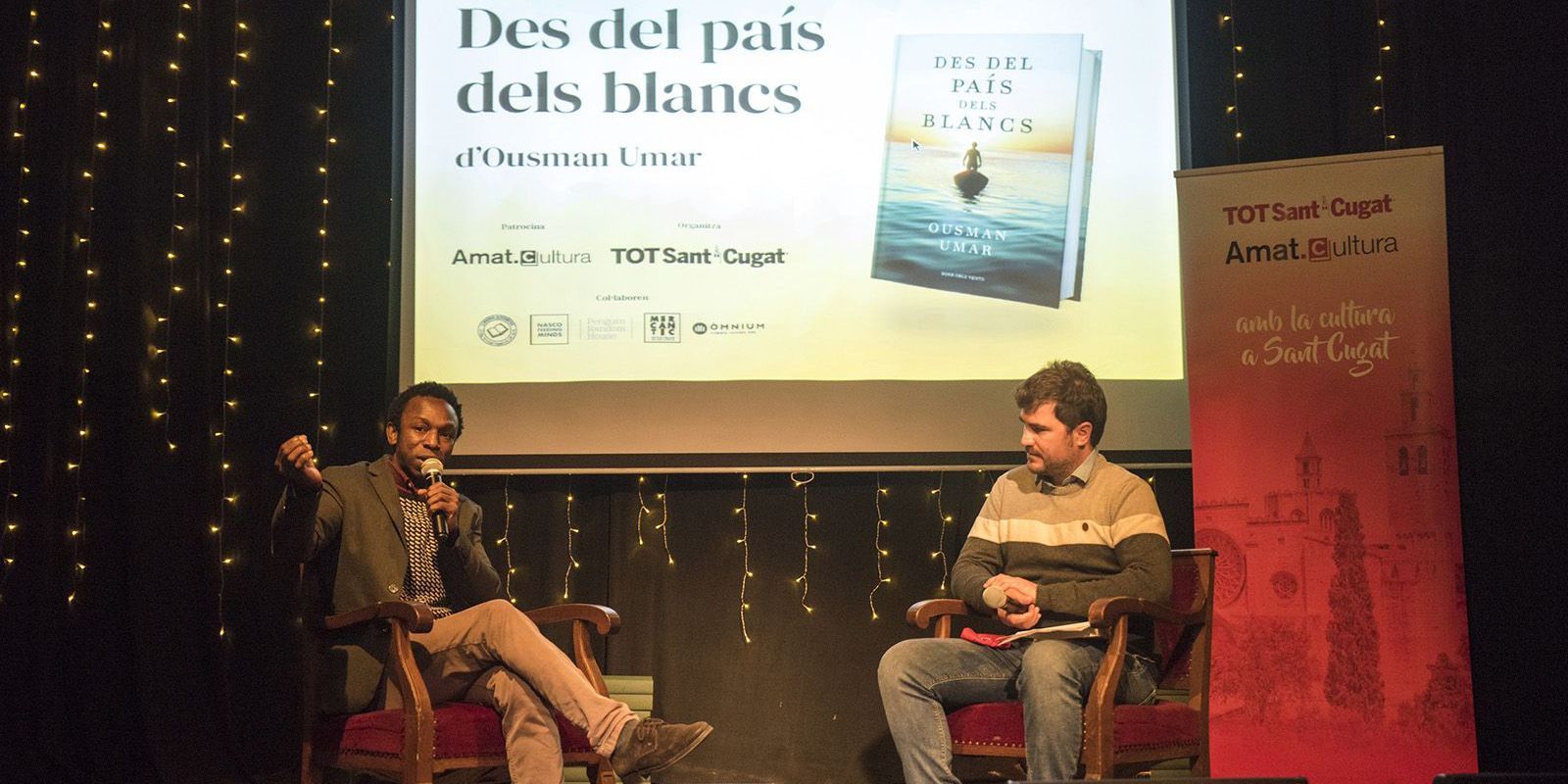 Presentacio del llibre d'Ousman Umar "Des del pai s dels blancs" al Mercantic